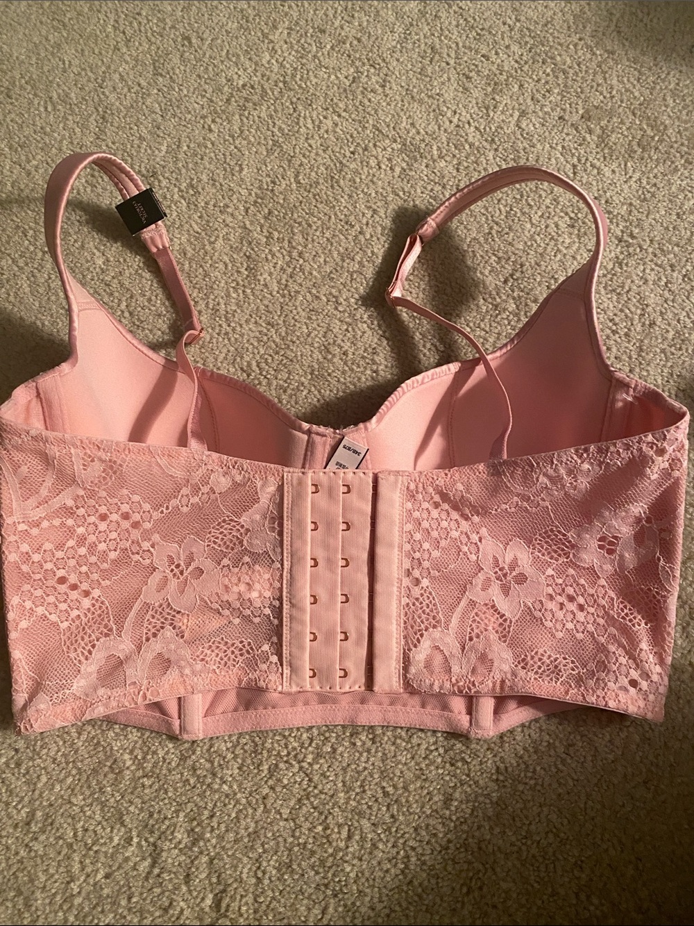 Victoria’s Secret 34B Balconette boned bra NWT pink - Picture 3 of 6